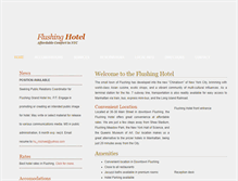 Tablet Screenshot of flushing-hotel.com